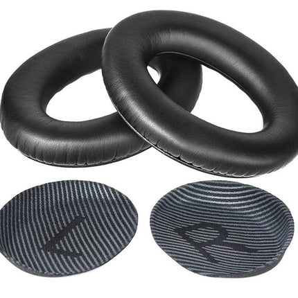 Kõrvapadjad Bose QuietComfort 35 ii jaoks, kvaliteetsed vahetuspadjad Bose QuietComfort 35 (QC35) kõrvaklappidele, vahetuskõrvapadjad, mis ühilduvad Bose QuietComfort 35 II QC35 II kõrvaklappidega (mustad)