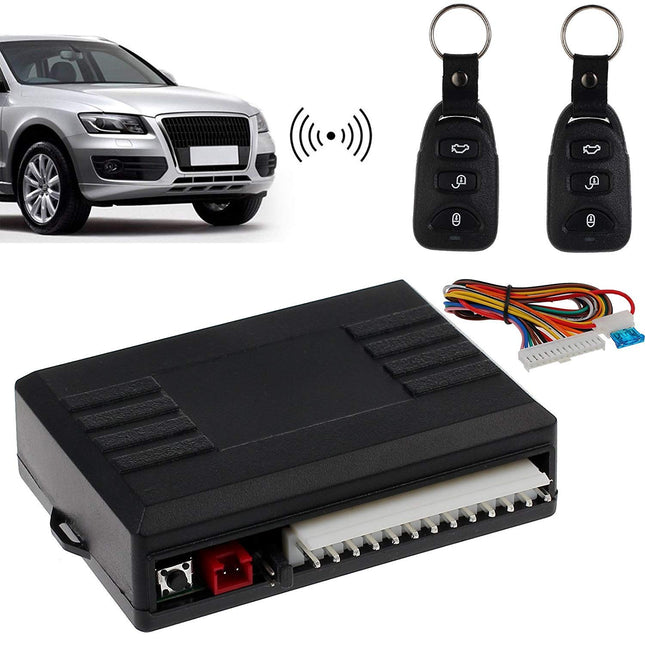 AUTOUTLET Universal Keyless Open Remote Control, Car Vehicle Remote Control Folding Key FB Central Locking, with 2 Mini Radio Transmitters