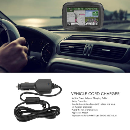 Laadimiskaabel Garmin GPS ZUMO 220 350LM jaoks, toitekaabel Garmin GPS-ile, 10 W USB laadimiskaabel, auto GPS-i laadimiskaabel Garminile, 5 V 2 A