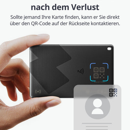 SwitchBot Wallet Tracker Card, Smart AirTag Card Compatible with Apple Find My (Does Not Work with Android), Tracker with Up to 3 Years Battery Life (Non-Rechargeable), Waterproof IP67
