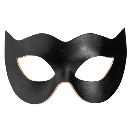 Andracori Veneetsia mask - Colombina Spiona must Veneetsia nahkmask