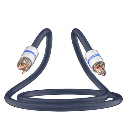 Monosaudio P902 HiFi toitekaabel 1,5M alumiiniumfooliumiga varjestatud, OFC 2-pin kõrgklassi toitekaabel AC audiofiili toitekaabel, 17mm Schuko + IEC C15 pistik võimendi/dekoodri/subwooferi/AMP jaoks