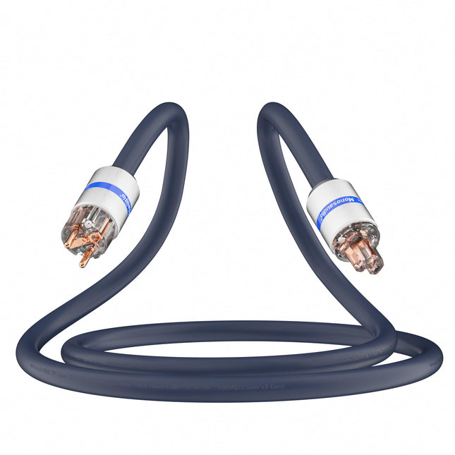 Monosaudio P902 HiFi toitekaabel 1M alumiiniumfooliumiga varjestatud φ17mm OFC audiofiilidele mõeldud külmseadmete kaabel 2-pin AC kõrgklassi toitekaabel Schuko+IEC C15 pesaga DVD/võimendi/dekoodri/subwooferi/võimendi jaoks
