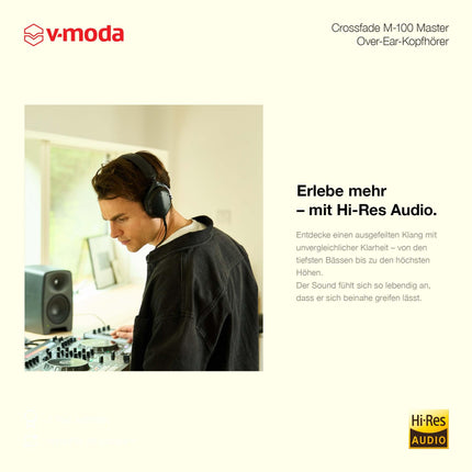 V-MODA Crossfade M-100 Master kõrvaklapid, mürasummutavad, mustad