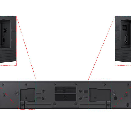 Samsung HW-S56B 3.0-kanaliga S-heliriba (Saksa mudel), juhtmevaba Dolby Atmos 5.0 / DTS Virtual:X, Q-Symphony, sisseehitatud keskkõlar [2022]