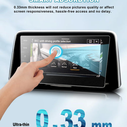 CDEFG Compatible with VW T-ROC T ROC 2023 2024 9.2 inch Navigation Protective Film 9H Scratch-Resistant Anti-Fingerprint GPS Matte Tempered Glass Screen Protector T ROC Discover Pro 2024 Accessories