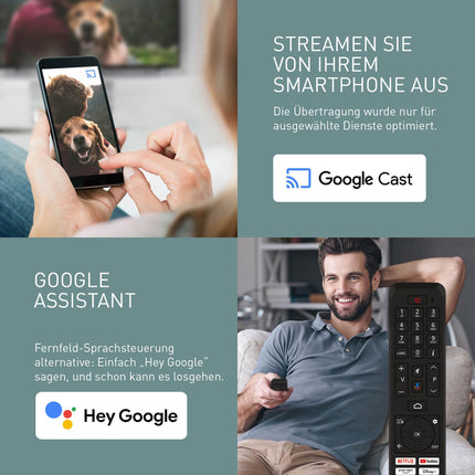 Panasonic TN-65W70AEZ, W70 seeria 65-tolline 4K Ultra HD LED-nutiteler, 2024, Google Assistant, Chromecast, Dolby Vision ja Atmos, mängurežiim, Bluetooth, erakordse visuaalse kogemuse saamiseks