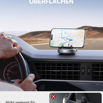 JOYROOM autotelefoni hoidik armatuurlauale, libisemisvastane autotelefoni hoidik, mis ühildub PopGripiga, universaalne autokinnitus iPhone'ile/Samsungile/Huaweile/Google'ile/Android nutitelefonidele