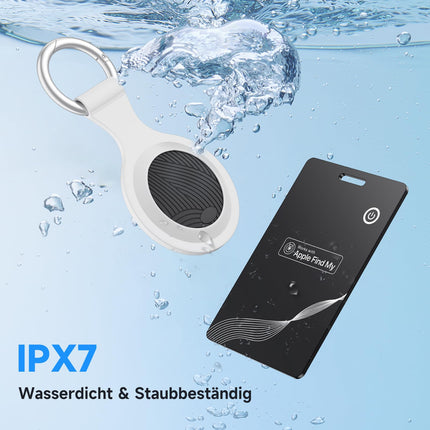 Warmfay Slim Walleti jälgimiskaart ja õhu jälgimissilt, mis ühildub Apple Find My rakendusega (ainult iOS), nutikas veekindel Bluetooth-esemete leidja võtmete, rahakottide, passide ja kottide jaoks.
