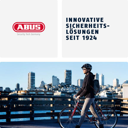 ABUS piduriketta lukk GRANIT Detecto XPlus 8077 - mootorratta lukk alarmi ja XPlus silindriga - ABUS turvatase 18