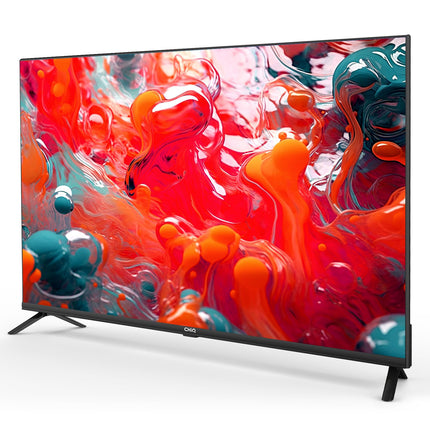 CHIQ TV 40-tolline QLED Google TV, HDR10, WiFi, Google Play, raamita disain, Dolby Audio, Chromecast, DBX-TV, kolmekordne tuuner (DVB-T2/C/S2), hotellirežiim