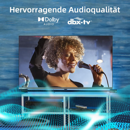 CHIQ L32FM9E 32-tolline (80 cm) FHD nutiteler, HDR10 ja HLG, Google TV, Dolby Audio, DBX-TV, Google Assistant, kolmekordne tuuner DVB-C/T/T2/S/S2, Chromecast integreeritud, metallraamita, must