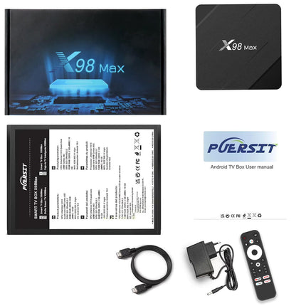 Android 10.0 teleriboks, Android Box 2 GB muutmälu ja 8 GB ROM-iga Allwinner H313 neljatuumaline 64-bitine ARM Corter-A53 protsessor 4K eraldusvõimega 2,4/5,8 GHz WiFi 100M LAN Enternet 3D HDR nutiteleriboks