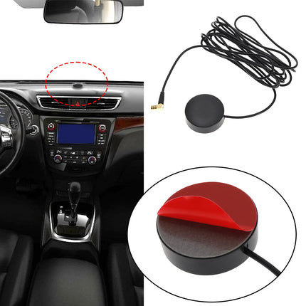 DAB-antenn, ühildub Pioneeriga, ühildub Kenwoodiga, ühildub Alpine'i raadiotega, auto SMB-pistik, digitaalne DAB-autoraadio, esiklaasile kleepuv antenn 3M