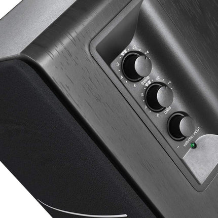 Edifier R1280DBs Active Bluetooth Bookshelf Speakers - Optical Input - 2.0 Wireless Monitor Speaker - 42W RMS with Subwoofer Output Bookshelf Hi-Fi Speakers - Black