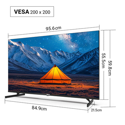RCA 43 inch (108 cm) Smart TV QLED 4K UHD HDR Android TV WiFi, Bluetooth