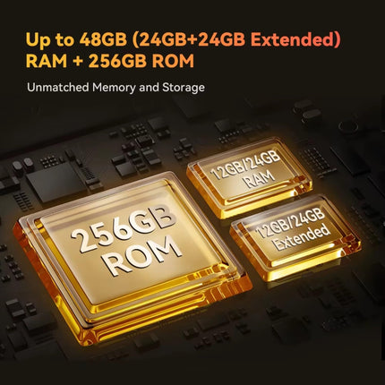Cubot Kingkong X PRO 5G - nutitelefon 6,72-tollise FHD+ 144Hz ekraaniga, 48 GB muutmäluga (24 GB + 24 GB laiendatav), 256 GB ROM-iga, 100 MP kaameraga, 10200 mAh akuga, Android 14, Dimensity 8200, musta värvi.
