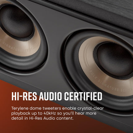 Polk Audio Signature Elite ES35 keskkõlar, õhuke, kõrgresolutsiooniga keskkõlar, Hi-Res sertifitseeritud, Dolby Atmos ja DTS:X ühilduv (tükk)