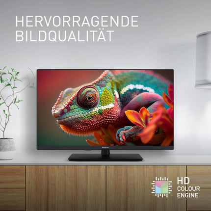 Panasonic TV-24S50AEZ, S50A seeria 24-tolline HD LED-nutiteler, 2024, Fire TV, HD värvimootor, HDR, Alexa hääljuhtimine, mängurežiim, meediapleier erakordse visuaalse kogemuse saamiseks.