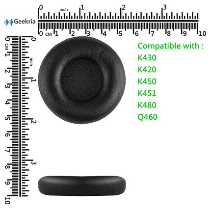 Geekria kõrvaklappide vahetuskõrvapadjad AKG K430, K420, K450, K451, K480, Q460, PX100, PX200 kõrvaklappidele/kõrvapadjad/kõrvapadjad/kõrvapadjad, kõrvapatjade vahetus