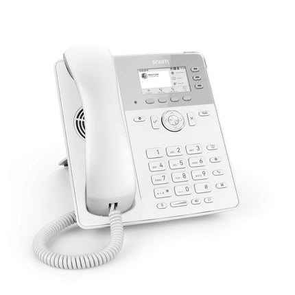 Snom D717 IP-telefon, SIP-lauatelefon (3 isemärgistavat funktsiooniklahvi, kõrglahutusega värviline TFT-ekraan, integreeritud valgussensor, PoE IEEE 802.3af), valge, 00004398
