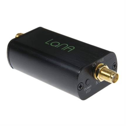 Nooelec Lana - LNA moodul (ülimadala müratasemega võimendi) ​​raadio ja tarkvaraliselt määratletud raadio (SDR) jaoks koos korpuse ja lisatarvikutega. Lairiba sagedusala 20MHz-4000MHz, eelpingestatud T-klemm ja USB-toitevõimalused.