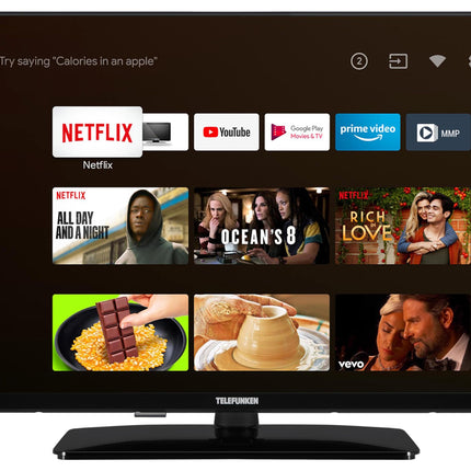 Telefunken Android TV 32-tolline televiisor (Full HD nutiteler, Dolby Vision HDR, kolmekordne tuuner, Bluetooth) XF32AN750M