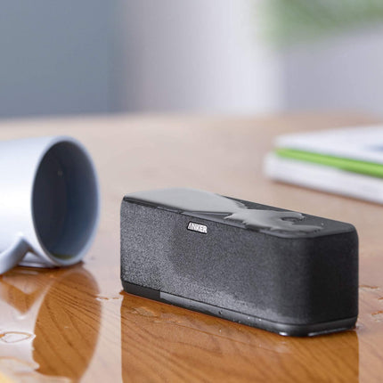 Anker Soundcore Boost Bluetooth speaker upgrade with fantastic sound, BassUp, 12 hours of playback, USB-C, IPX7 water resistance, wireless with custom EQ in the app, stereo pairing