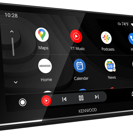 KENWOOD DMX7722DABS - 17,3 cm (6,8") digitaalne meedia AV-vastuvõtja juhtmevaba CarPlay ja Android Auto funktsiooniga (4x50W, DAB+/FM, BT, 3x eelväljundit 2,5 V, USB, iPod/iPhone'i juhtimine)