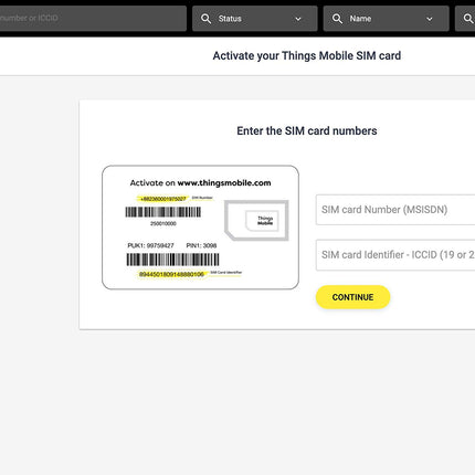 Kantavate seadmete SIM-kaart – Things Mobile – ülemaailmse leviala ja mitme operaatoriga GSM/2G/3G/4G võrguga. Ilma fikseeritud tasude ja aegumiskuupäevata. Hinnas 10 € krediiti.