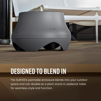 Polk Audio Atrium Sub 100 Terracotta Speaker