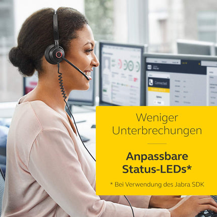Jabra Engage 50 kõrvapealsed stereopeakomplektid - Microsofti sertifitseeritud digitaalsed juhtmega kõrvaklapid - passiivne mürasummutus tarkvaratelefonidele ja veebiklientidele - USB-C kaabel - must
