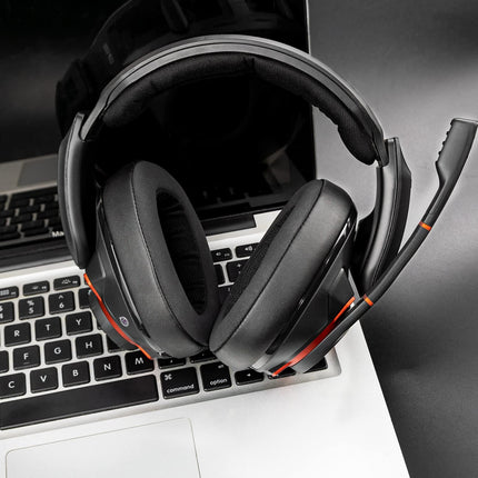 SOULWIT nanokangast vahetuskõrvapadjad Sennheiser GSP500, GSP550, GSP600, GSP 670, EPOS H6 Pro, GSP601, GSP602 mängukõrvaklappidele, vahetuskõrvapadjad mürasummutava mäluvahuga