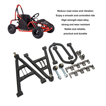 KIMISS 350mm esivedrustuse amortisaatori, õõtshoova komplekt, ülemised ja alumised kuulliigendid, roolivardad, vedrustuse komplekti asendus GY6 110cc 150cc 200cc ATV 4 Quad Go jaoks