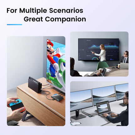 4K HDMI Splitter 1 in 3 Out with 2.6 Ft HDMI Cable, NEWCARE HDMI Distributor [Mirror Only] Supports 4K@30HZ, 1080P, 3D, HDR, HDCP, Doby, HDMI Splitter for Xbox PS5 Fire Stick Roku Blu-Ray Player DVD