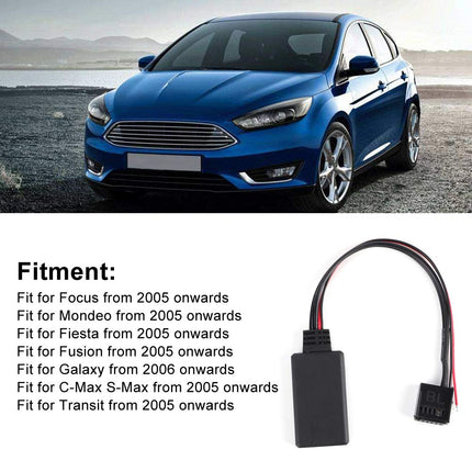 Qiilu auto Bluetooth-audioadapter, Bluetooth-moodul AUX-sisendiga AUX-IN-kaabliga traadita audioadapter sobib 6000 CD-le