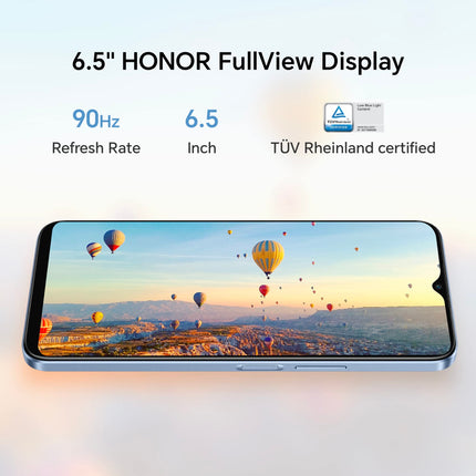 HONOR 70 Lite, nutitelefon 5G, 4GB+128GB, 6,5" 90Hz FullView ekraan, 5000mAh, Android 12, kahe SIM-kaardiga, südaöömust