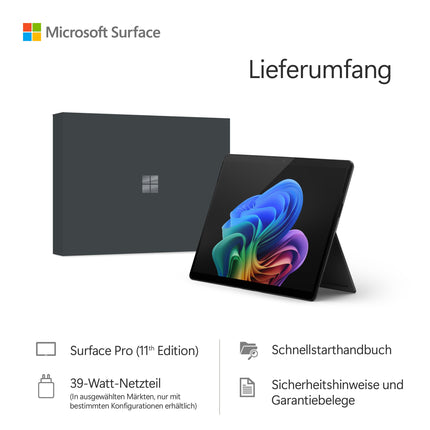 Microsoft Surface Pro | Copilot+ arvuti | 13-tolline OLED-puuteekraan | Snapdragon® X Elite | 16 GB RAM | 256 GB SSD | Uusim mudel, 11. väljaanne | Must | Ainult Amazonis