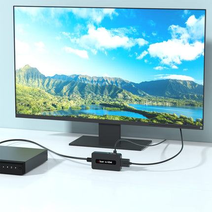Kirolle Scart to HDMI Converter, Scart to HDMI Converter for Sky/DVD/STB for display on HDTV