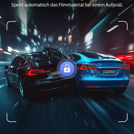 CIEVIE 4K+1080P autokaamera ees ja taga 64 GB SD-kaardiga, 5 GHz WiFi-ga autokaamera 1,5-tollise IPS-ekraaniga, 170° lainurk, G-andur, WDR öine nägemine, tsükkelsalvestus, rakenduse juhtimine, toetab maksimaalselt 256 GB