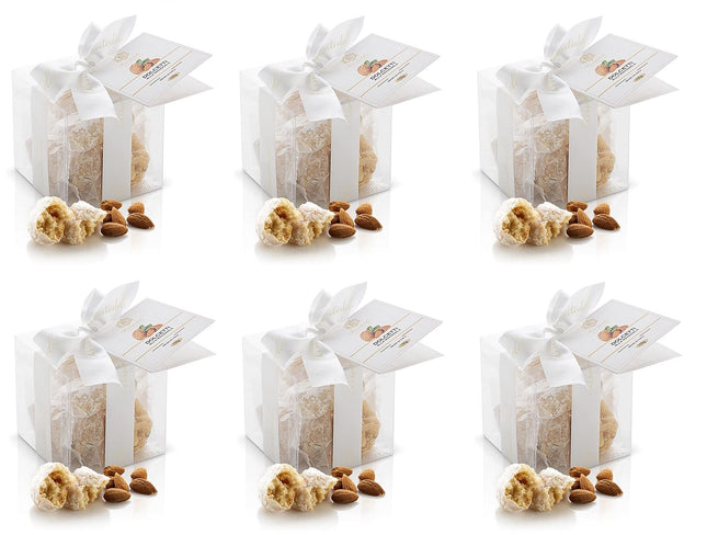 6x Brontedolci Dolcetti alla Mandorla Christmas sweets with almonds 150g