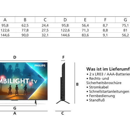 Philips Ambilight 65PUS8200 4K LED nutiteler – 65-tolline ekraan Pixel Precise Ultra HD, Titan OS, Dolby Vision ja Dolby Atmos heliga