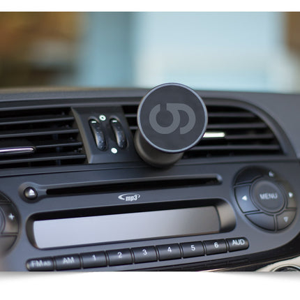 grooveclip AIR Magnet | Autohoidik ventilatsioonivõrede jaoks | Magnetiline kinnitus kiirkinnitusega magnetsüsteemiga | Mobiiltelefoni hoidik auto ventilatsiooniks | Universaalne sobivus igale iPhone'ile, Samsungile, HTC-le, navigatsioonisüsteemile jne.