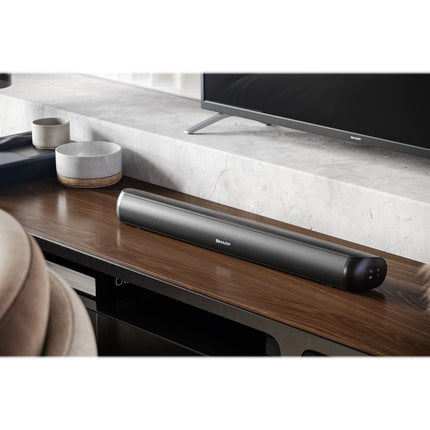 SHARP HTSB107 2.0 heliriba 90W (USB, Bluetooth, HDMI, optiline, AUX-sisend (3,5 mm), laius: 65 cm), must