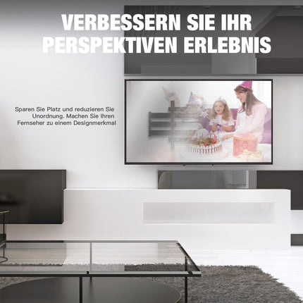 1200 mm seinast kaugus, teleri seinakinnitus, pikk pöörlev vars, kallutatav, pööratav, pööratav, pikendatav, 32–80-tollised LCD/LED/OLED-telerid, kandevõime 50 kg, VESA 600x400 mm telerikinnitus