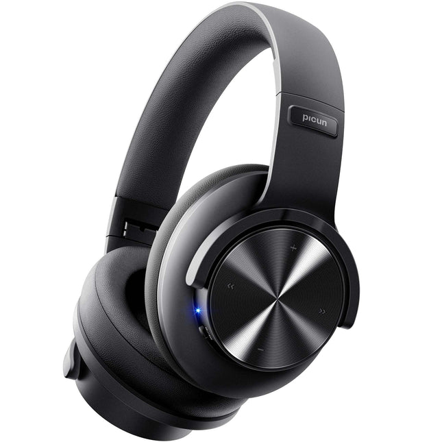 Picun B8 Bluetooth-kõrvaklapid, 120 tundi mänguaega, juhtmevabad Bluetooth-kõrvaklapid 3 ekvalaiseri režiimiga, madal latentsusaeg, käed-vabad kõned, kõrvaklapid reisimiseks, mustad