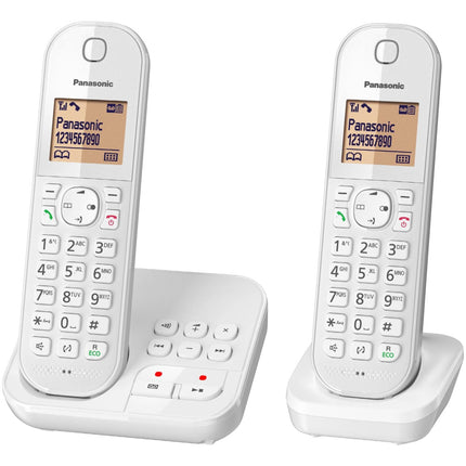 Panasonic KX-TGC 422 GW, juhtmeta telefon automaatvastaja ja lisakomplektiga, valge