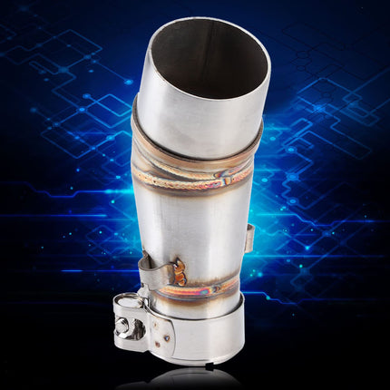 FTVOGUE Motorcycle Exhaust Pipe Middle Pipe Stainless Steel Structure Sliding Sleeves Exhaust Pipe Middle Pipe, suitable for Kawasaki Z250 2013 2016, suitable for Kawasaki Ninja 250 300 2013 2016