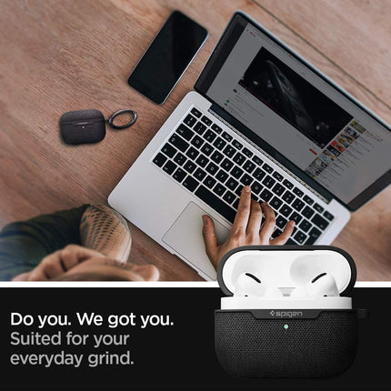 Spigen Urban Fit Apple Airpods Pro kõrvaklappidele mõeldud ümbris (2019) - must