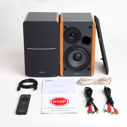 Edifier R1280DBs aktiivsed Bluetooth-riiulikõlarid - optilise sisendiga aktiivkõlar - 2.0 juhtmevaba monitorkõlar - 42W RMS subwooferi väljundiga, riiulikõlarid Hi-Fi-le - puit